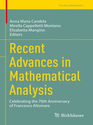 cover image of Recent Advances in Mathematical Analysis